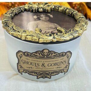 DW Homes Halloween Portrait Of Nightmare Ghouls 3-Wick Richley Scented Candle